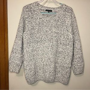 White and Black Sweater